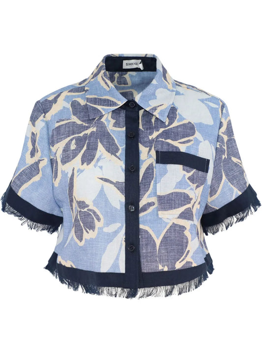 Floral-Print Shirt