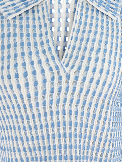 Adley Cropped Polo Top