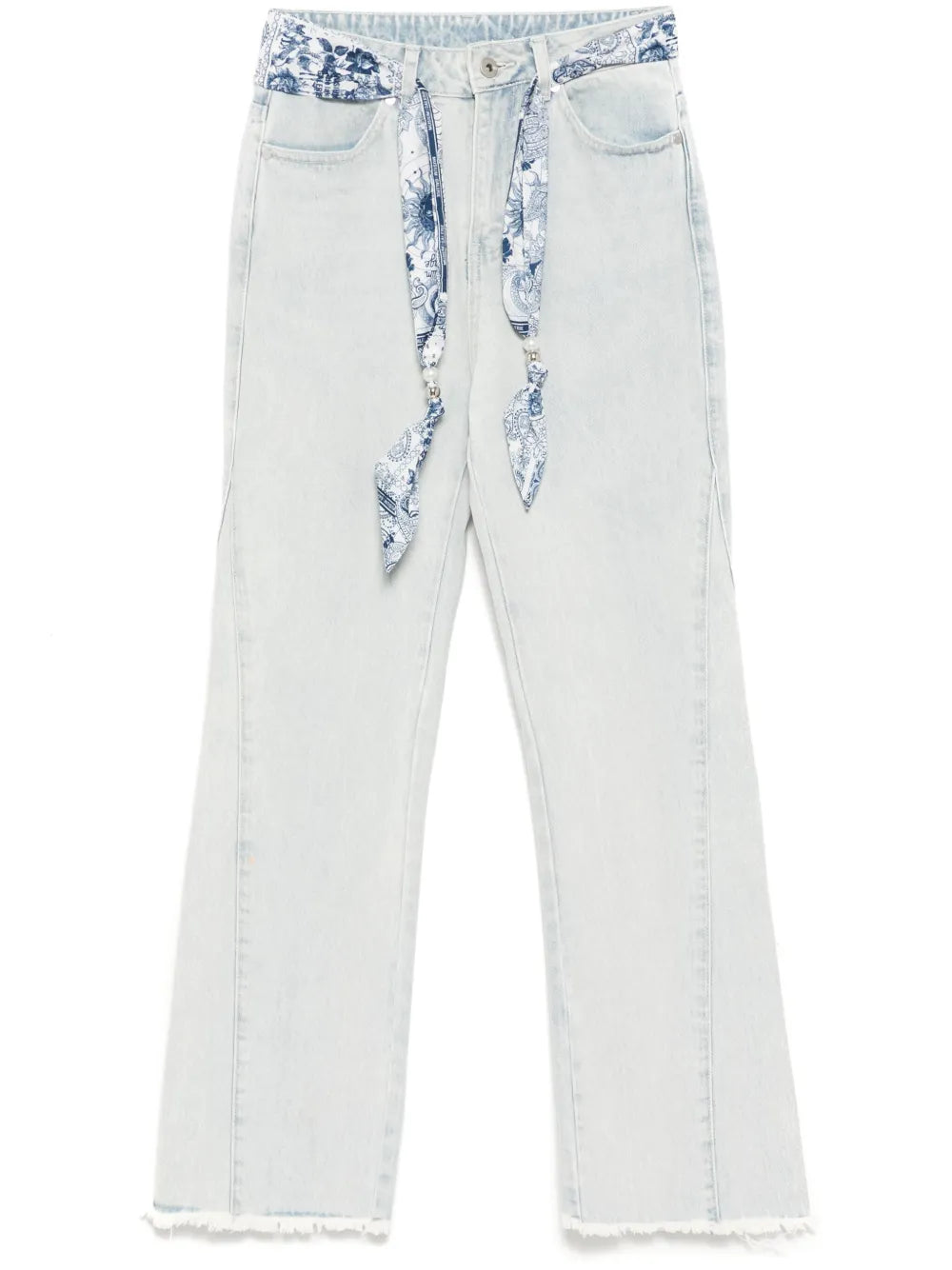 Scarf Detail Jeans