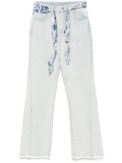 Scarf Detail Jeans