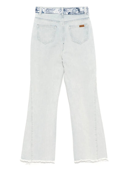 Scarf Detail Jeans