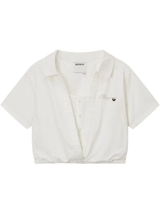 Logo-Embroidered Shirt