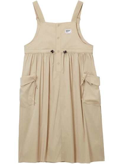 Logo-Patch Midi Dress
