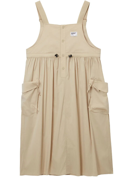 Logo-Patch Midi Dress
