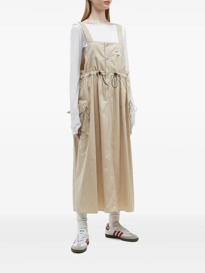 Logo-Patch Midi Dress