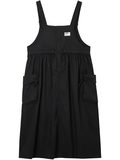 Logo-Patch Midi Dress