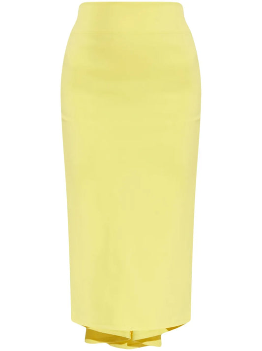 Draped Straight Skirt