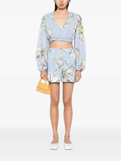 Romantica Voile Crop Top