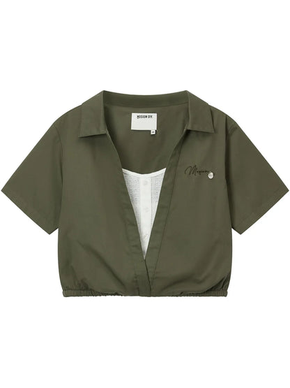 Logo-Embroidered Shirt