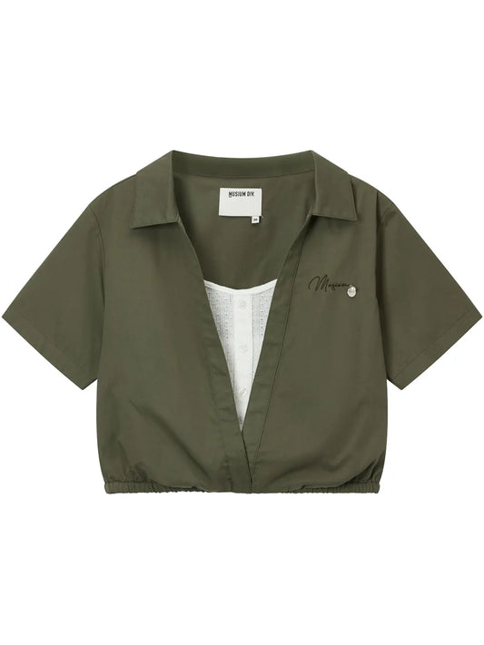 Logo-Embroidered Shirt