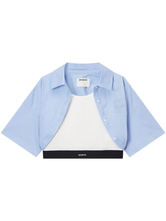Logo-Print Top