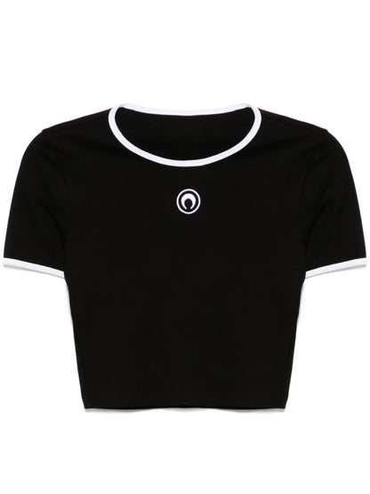 Moon-Logo Cropped Top