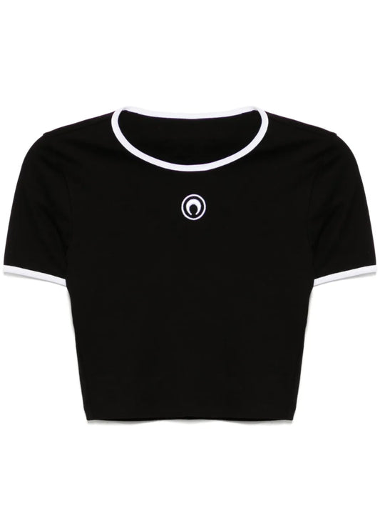 Moon-Logo Cropped Top