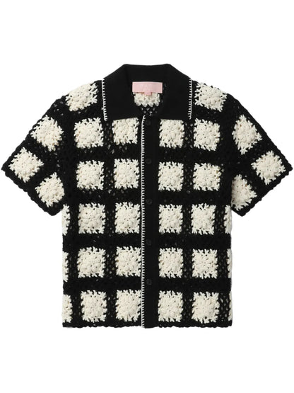 Crochet-Knit Shirt