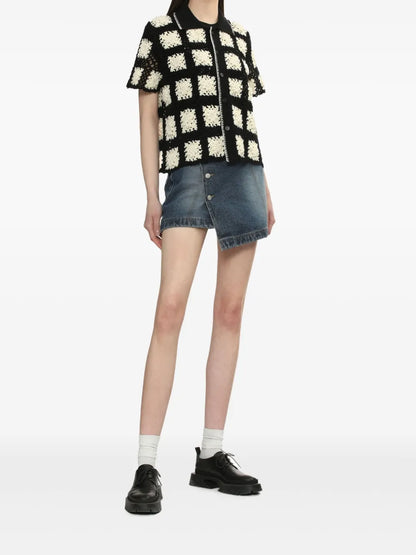 Crochet-Knit Shirt