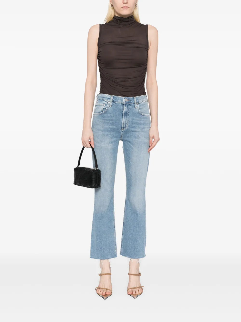 Isola Cropped Bootcut Jeans