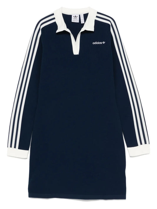 Knitted Polo Mini Dress