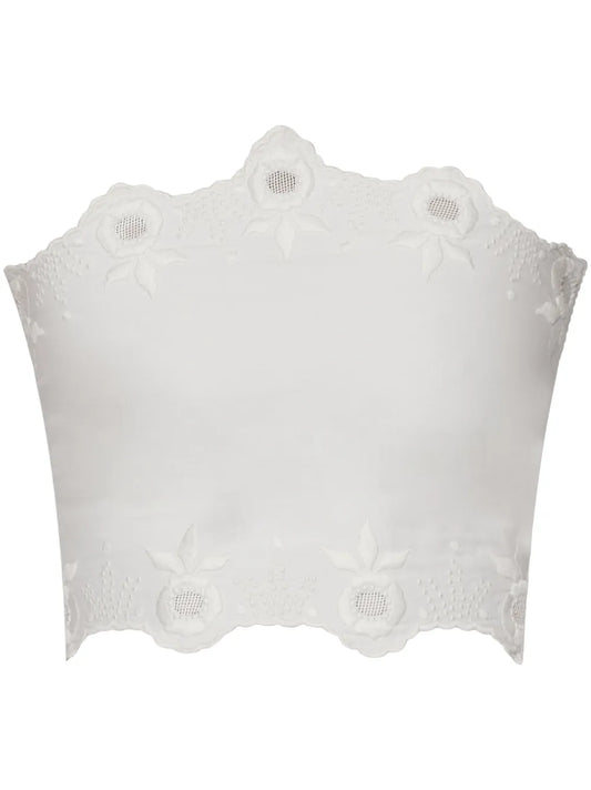 Embroidered Detailing Top