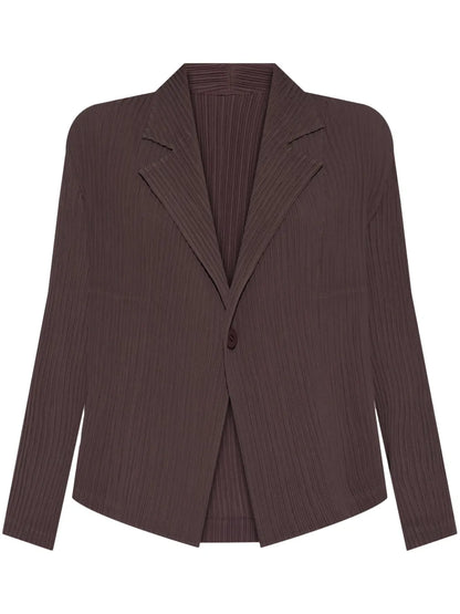 Pleated Blazer