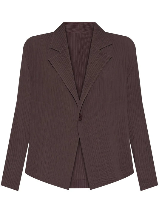 Pleated Blazer
