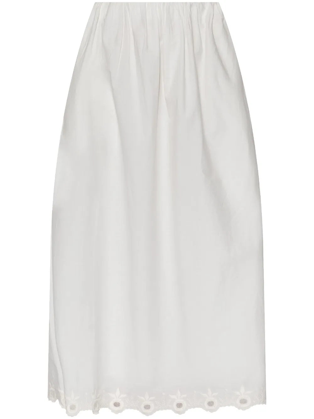 Embroidered Hem Skirt