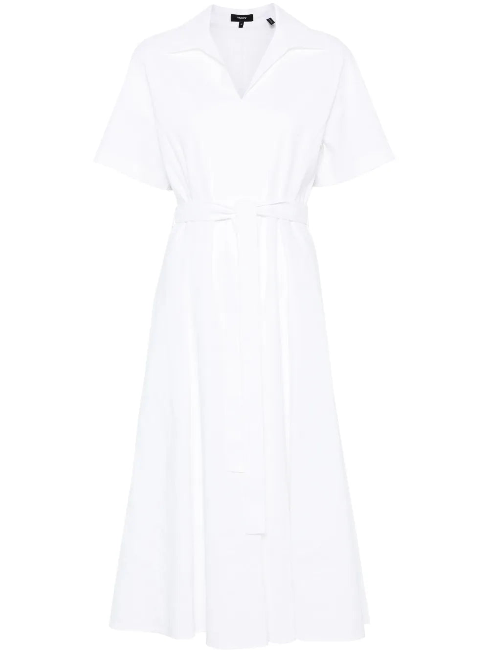 Short-Sleeve Midi Dress
