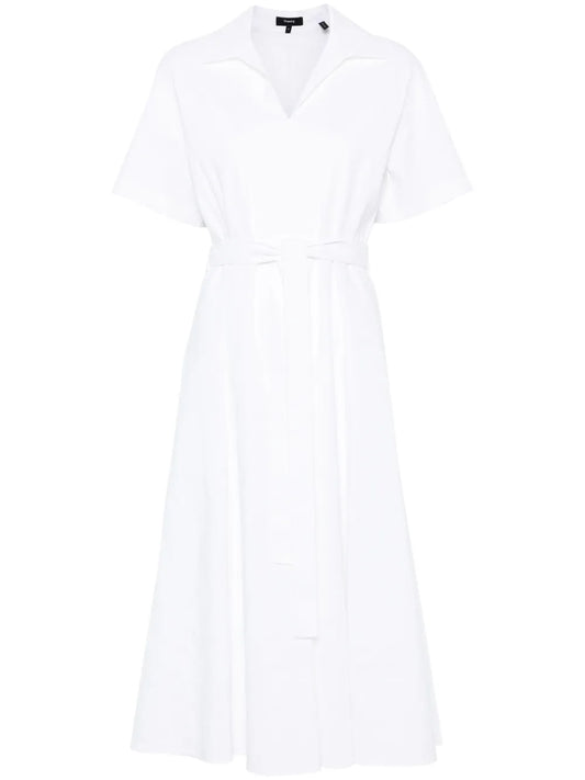 Short-Sleeve Midi Dress