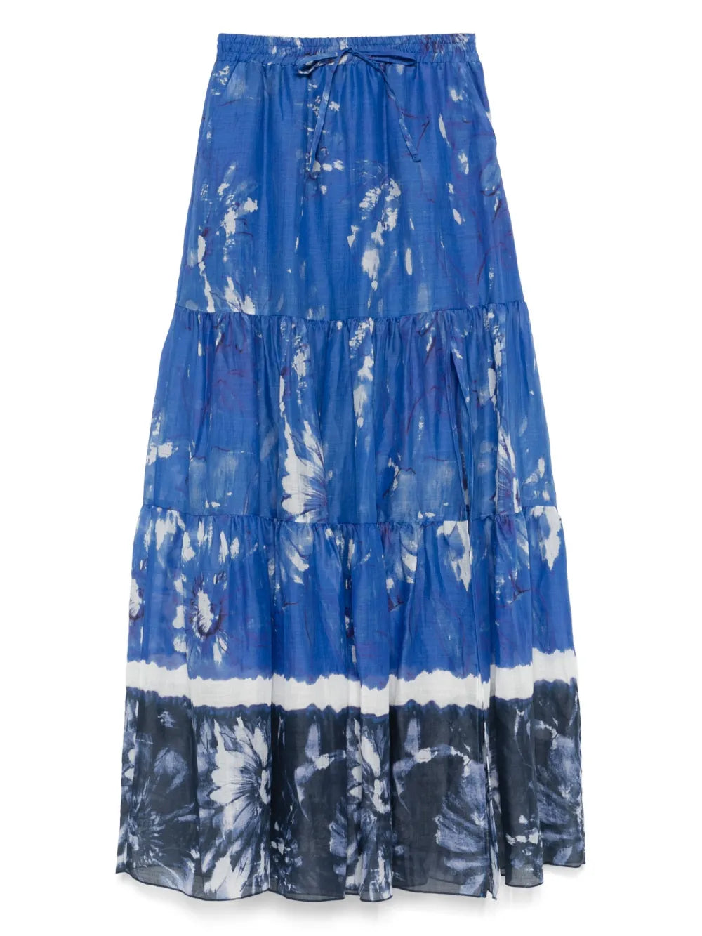 Floral-Print Maxi Skirt