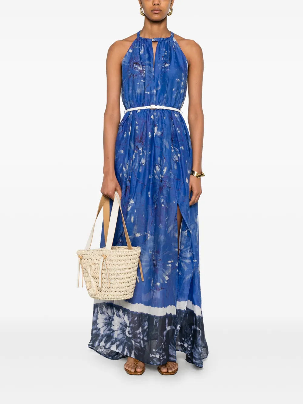 Floral-Print Maxi Dress