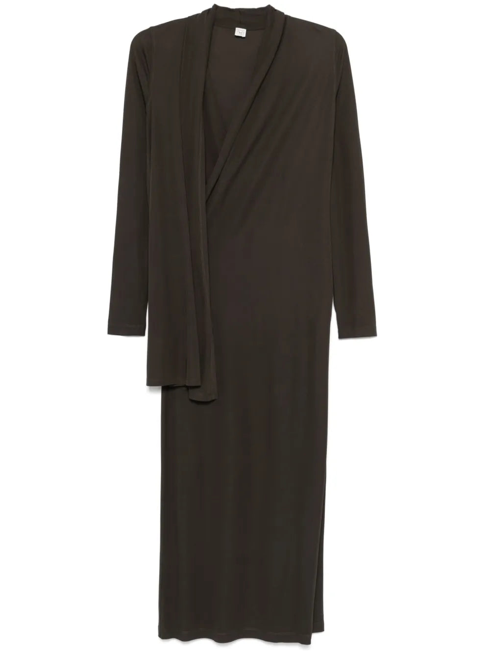 Overlapped Jersey Dress