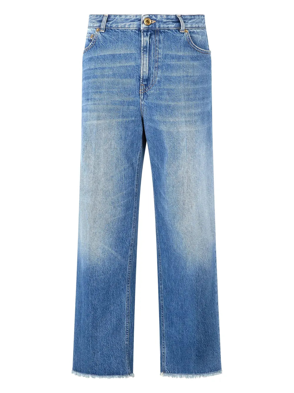 High-Waisted Wide-Leg Jeans