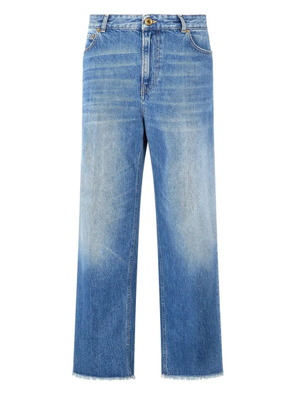 High-Waisted Wide-Leg Jeans