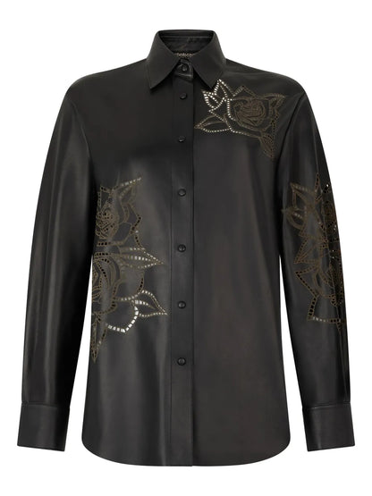 Floral-Detail Shirt