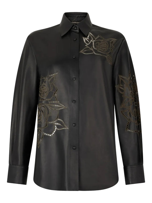 Floral-Detail Shirt