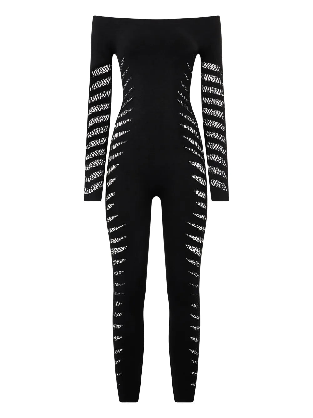 Ripped-Effect Jumpsuit