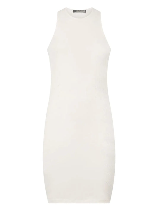 Ripped-Effect Mini Dress