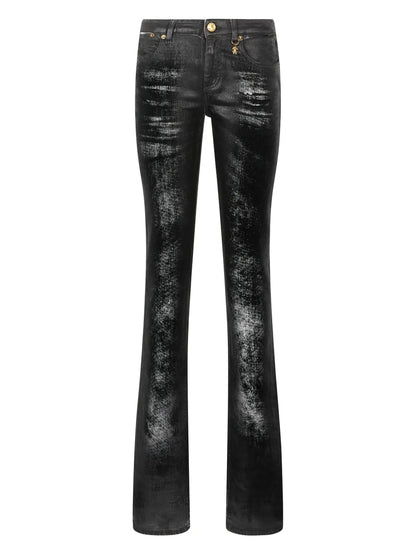 Distressed Flared Jeans