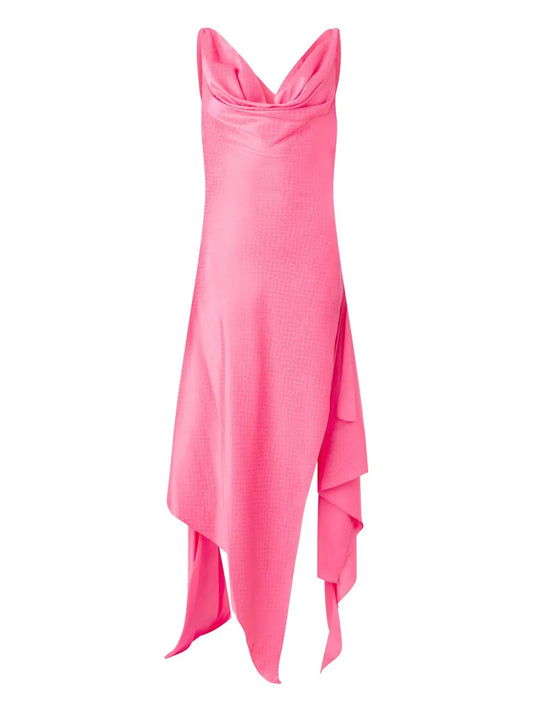 Silk Midi Dress