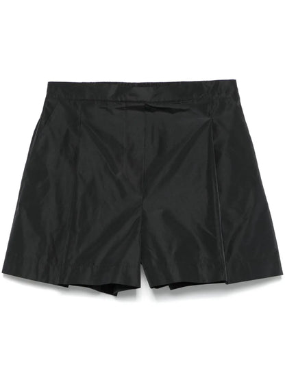 Pleat-Detail Shorts