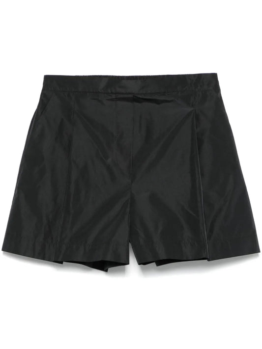 Pleat-Detail Shorts