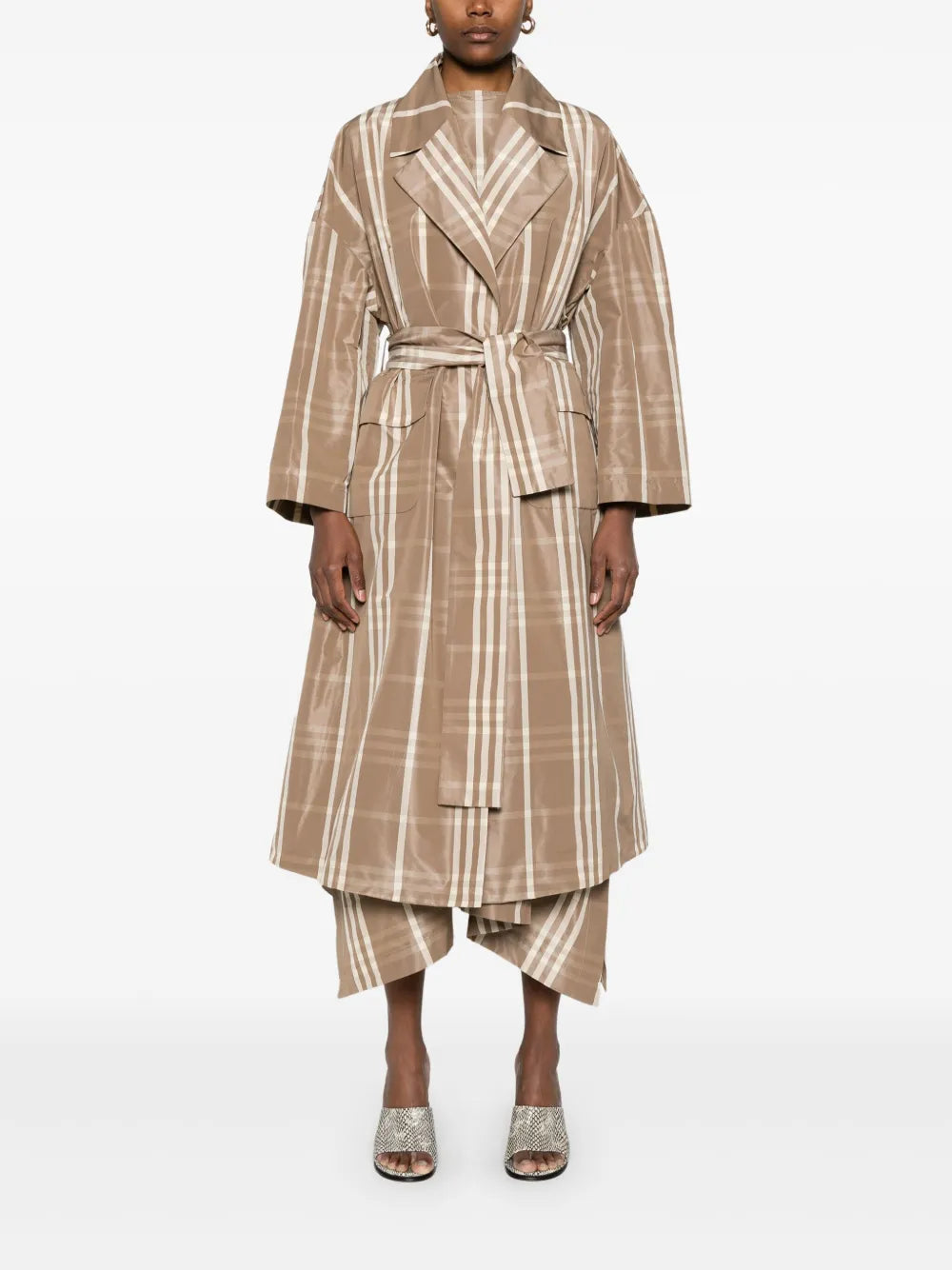 Checked Coat