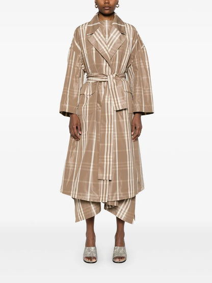 Checked Coat