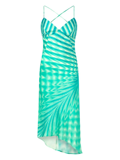 Silk Midi Dress