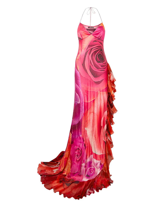 Floral-Print Maxi Dress
