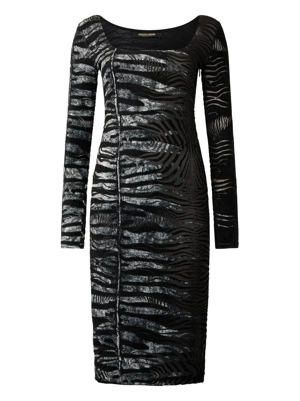 Zebra-Print Mini Dress