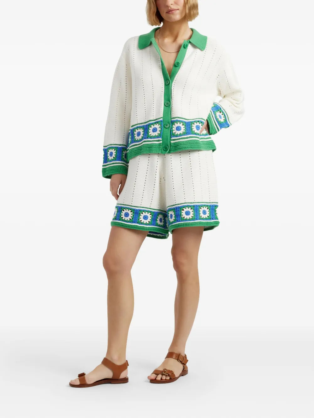 Crochet-Knit Shirt