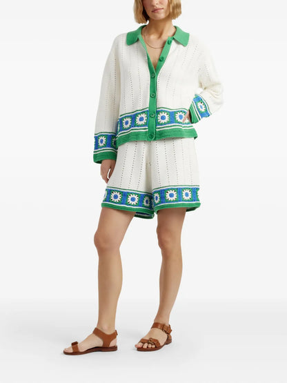 Crochet-Knit Shirt