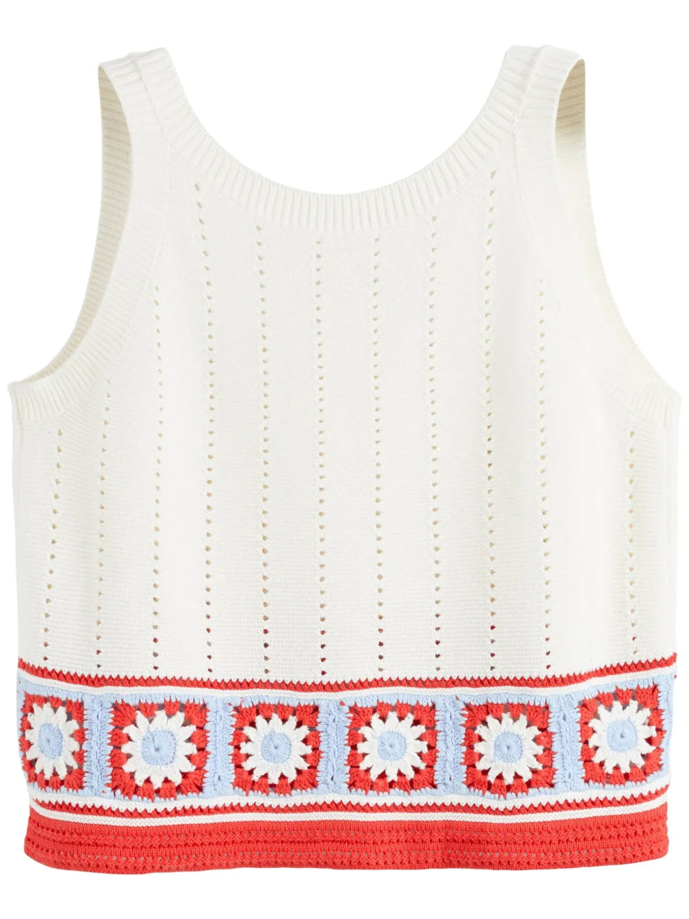 Crochet-Knit Top