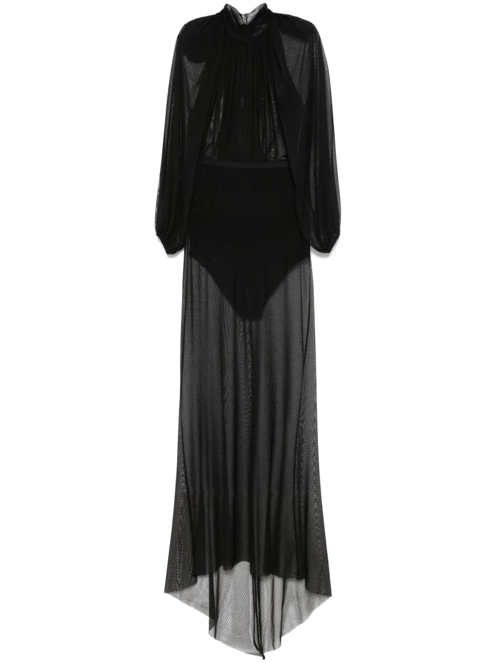 Point D'Esprit Maxi Skirt Set