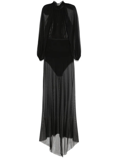 Point D'Esprit Maxi Skirt Set